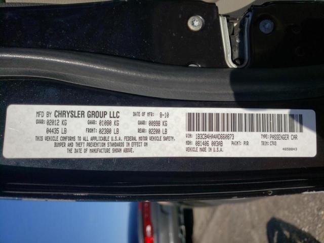 2010 DODGE CALIBER SX 1B3CB4HA4AD660873