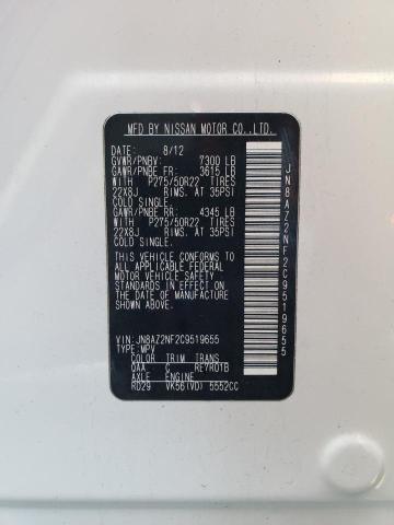 2012 INFINITI QX56 JN8AZ2NF2C9519655