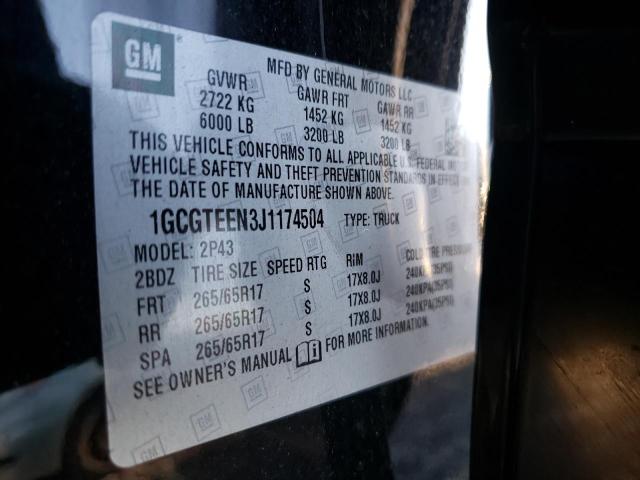 2018 CHEVROLET COLORADO Z - 1GCGTEEN3J1174504