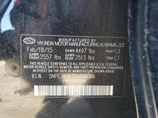 5NPE34AF1FH190586 Hyundai Sonata Spo 2015. Фото: 9
