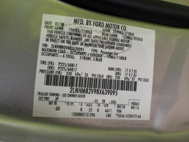 2LNHM82V98X639095 Lincoln Town Car S 2008. Фото: 9