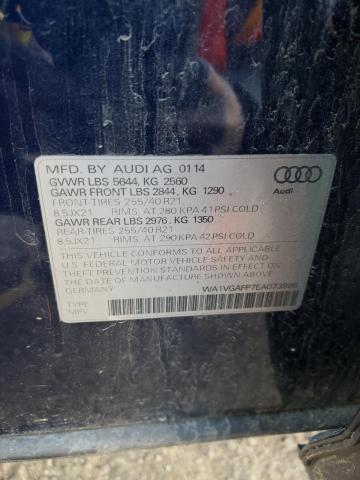2014 AUDI SQ5 PRESTI WA1VGAFP7EA073986