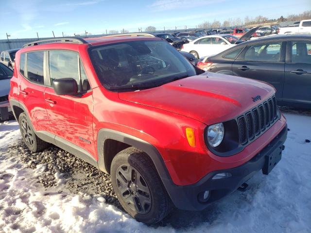 Salvage cars for sale from Copart Appleton, WI: 2019 Jeep Renegade S