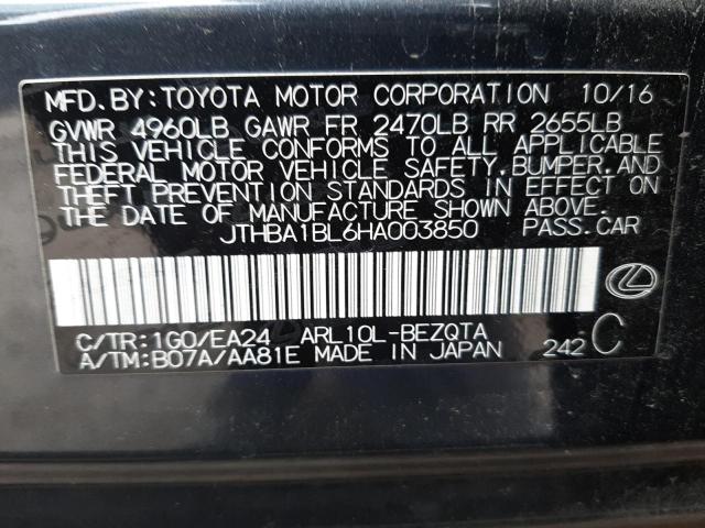 2017 LEXUS GS 200T BA JTHBA1BL6HA003850