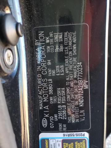 KNDJT2A2XB7710234 Kia Soul 2011. Фото: 9