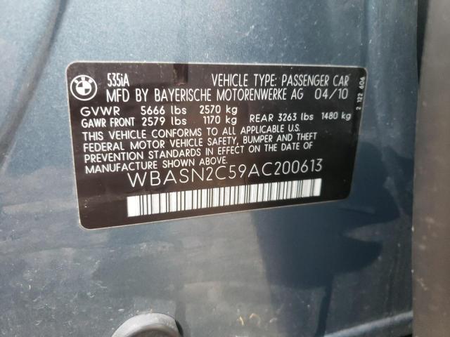 2010 BMW 535 GT WBASN2C59AC200613
