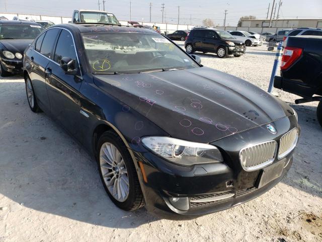 Salvage cars for sale from Copart Haslet, TX: 2013 BMW 535 I Hybrid