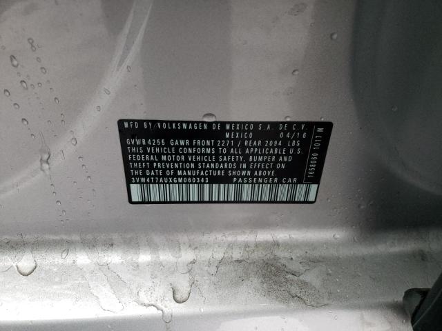 2016 VOLKSWAGEN 1171 3VW4T7AUXGM060343