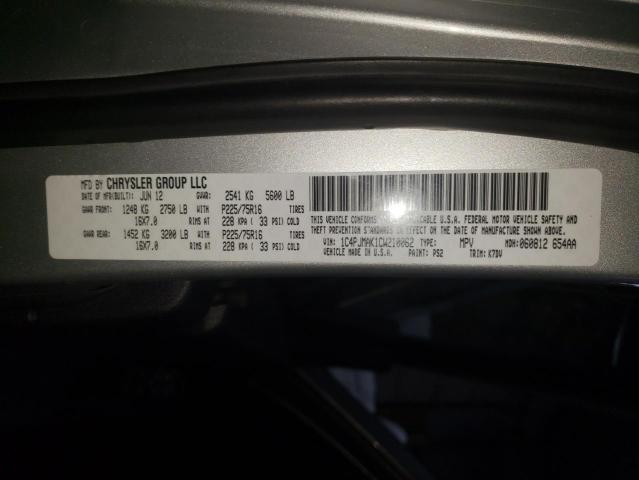 2012 JEEP LIBERTY SP 1C4PJMAK1CW210062