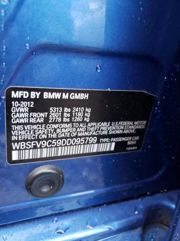 2013 BMW M5 WBSFV9C59DD095799