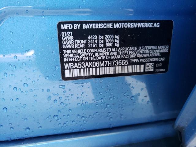 2021 BMW 228I WBA53AK06M7H73665