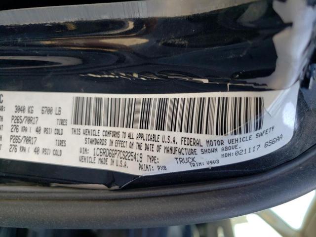 2012 DODGE RAM 1500 S 1C6RD6GP7CS225419