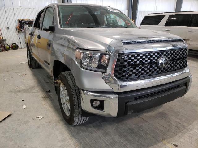 Salvage cars for sale from Copart Greenwood, NE: 2021 Toyota Tundra Crewmax SR5