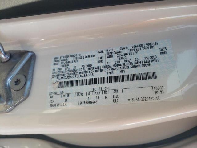 2018 LINCOLN MKC SELECT 5LMCJ2D97JUL32566
