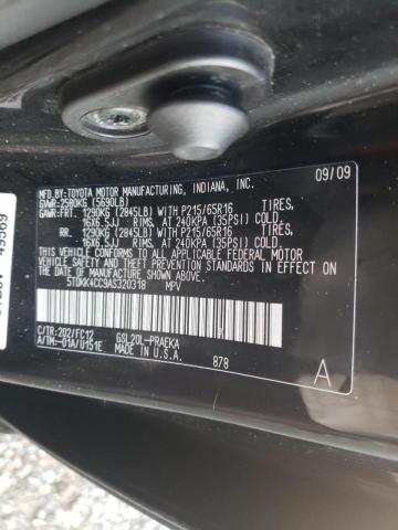 2010 TOYOTA SIENNA CE 5TDKK4CC9AS320318