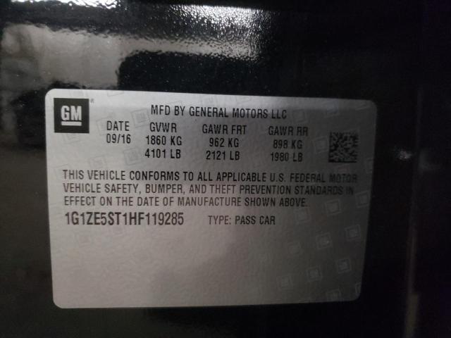 2017 CHEVROLET MALIBU LT - 1G1ZE5ST1HF119285
