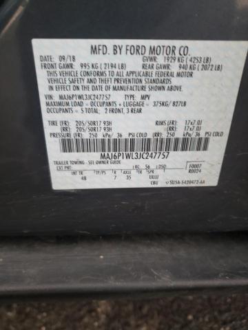2018 FORD ECOSPORT T - MAJ6P1WL3JC247757