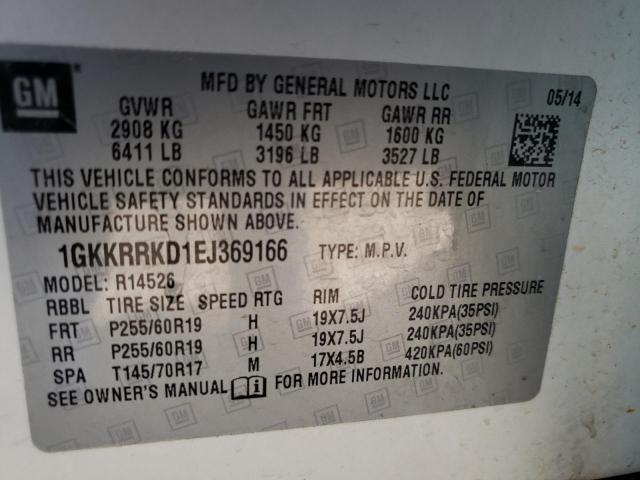 2014 GMC ACADIA SLT - 1GKKRRKD1EJ369166