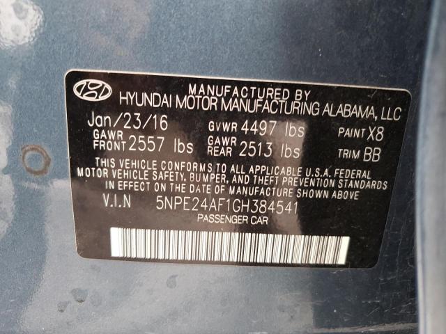 2016 HYUNDAI SONATA SE - 5NPE24AF1GH384541