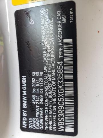 2016 BMW M4 WBS3R9C5XGK335854