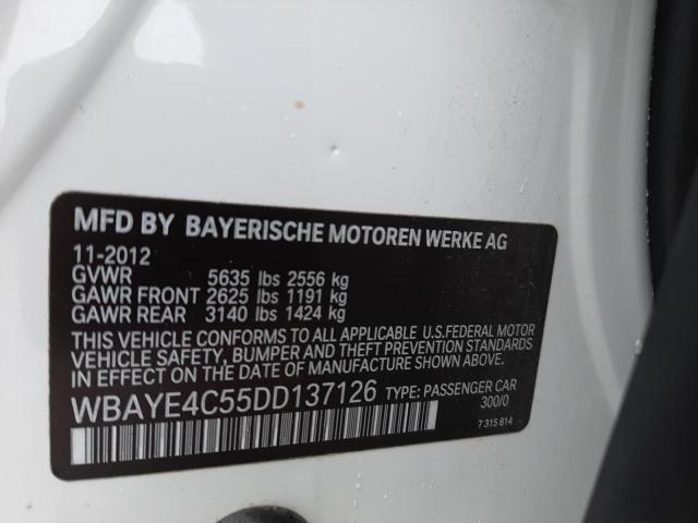 2013 BMW 740 LI WBAYE4C55DD137126
