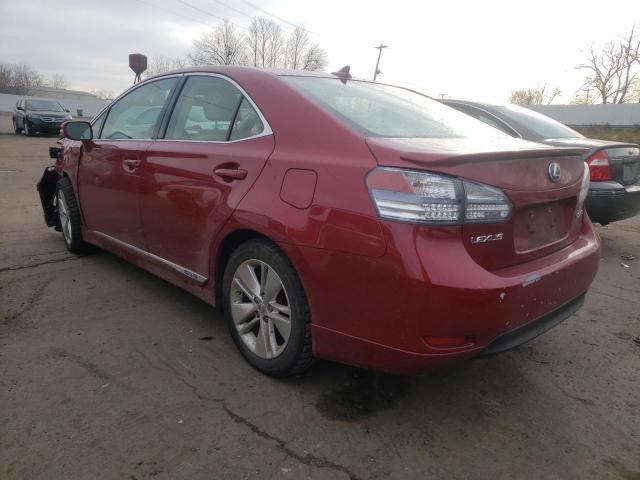 2010 LEXUS HS 250H JTHBB1BA2A2037067