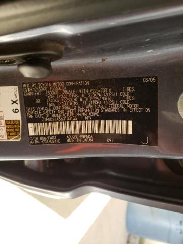 JTEGD21A360133135 Toyota Highlander 2006. Фото: 9
