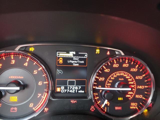 2015 SUBARU WRX LIMITE JF1VA1G60F9822892