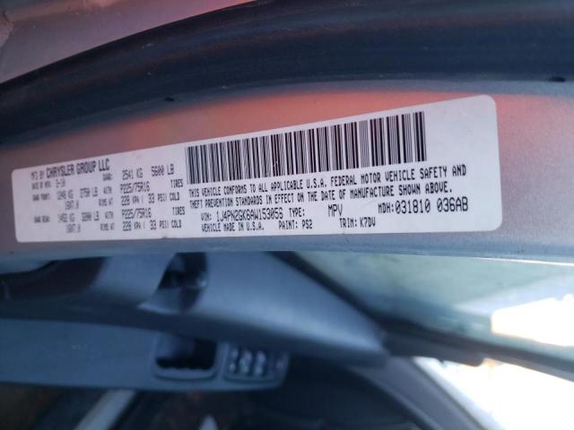 2010 JEEP LIBERTY SP 1J4PN2GK6AW153056