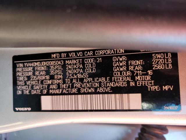 2017 VOLVO XC60 T5 YV440MDJ0H2085043