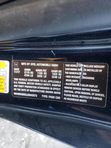 2018 BUICK CASCADA PR W04WH3N53JG043372