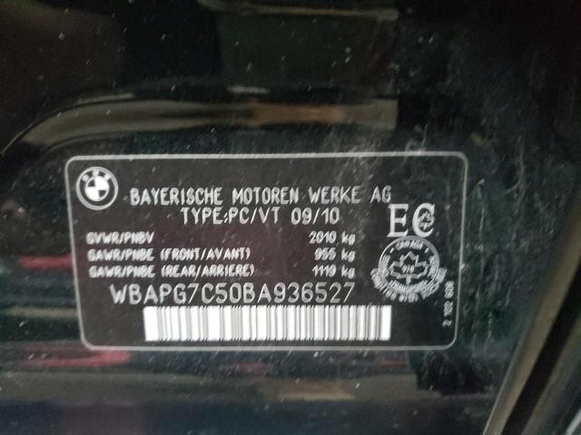 2011 BMW 323 I WBAPG7C50BA936527