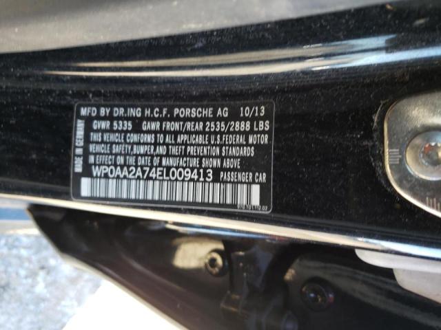 PORSCHE PANAMERA 2014 BLACK Photo 10