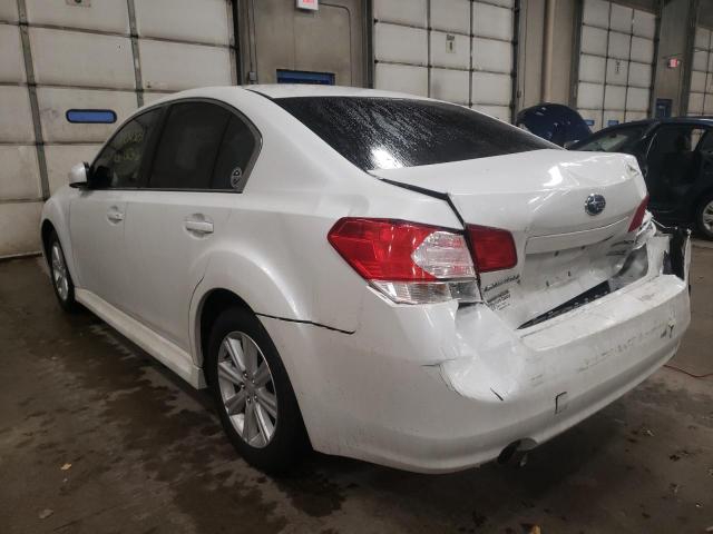 2012 SUBARU LEGACY 2.5 4S3BMBG6XC3039703