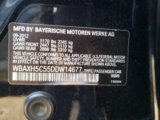 2013 BMW 528 WBAXH5C55DDW14677
