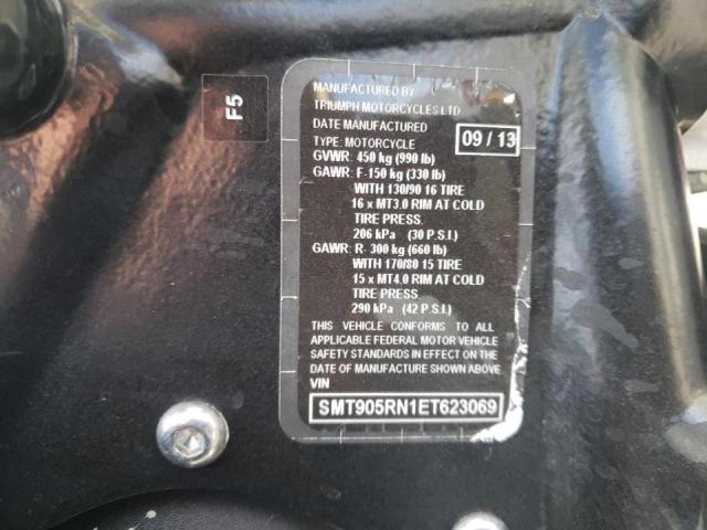 2014 TRIUMPH MOTORCYCLE AMERICA SMT905RN1ET623069
