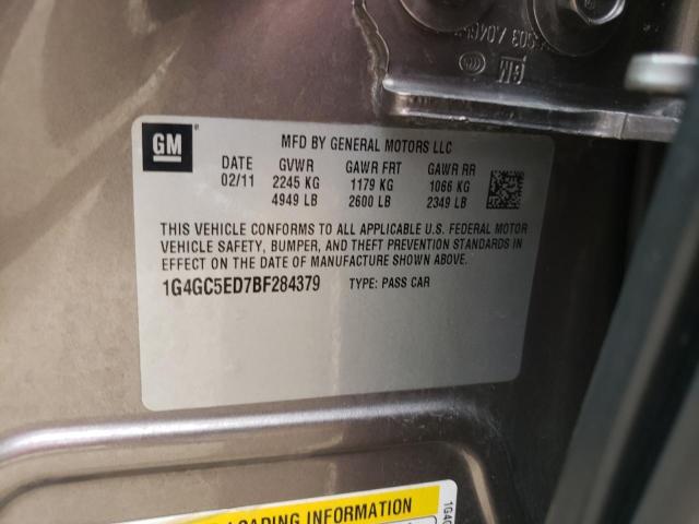 2011 BUICK LACROSSE C 1G4GC5ED7BF284379