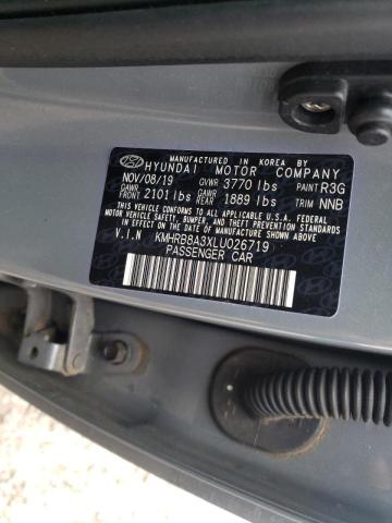 2020 HYUNDAI VENUE SE KMHRB8A3XLU026719