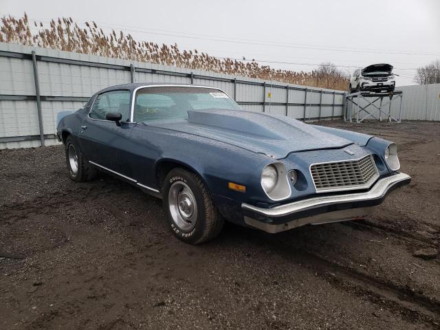 Salvage cars for sale from Copart Columbia Station, OH: 1977 Chevrolet Camaro LT