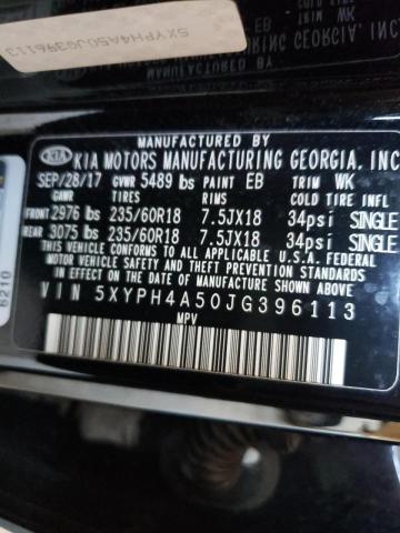 5XYPH4A50JG396113 Kia Sorento Ex 2018. Фото: 9