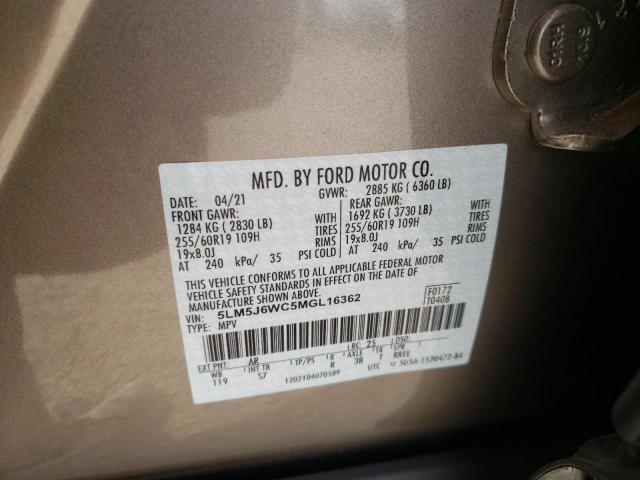 2021 LINCOLN AVIATOR 5LM5J6WC5MGL16362