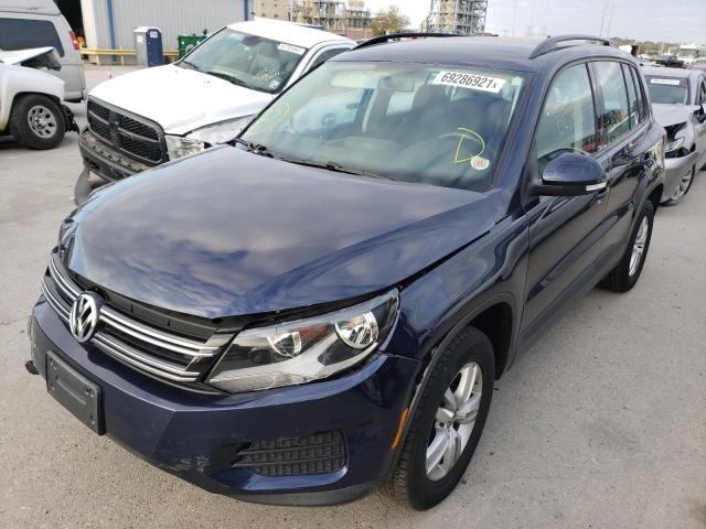 2015 VOLKSWAGEN TIGUAN S WVGAV7AX0FW562556