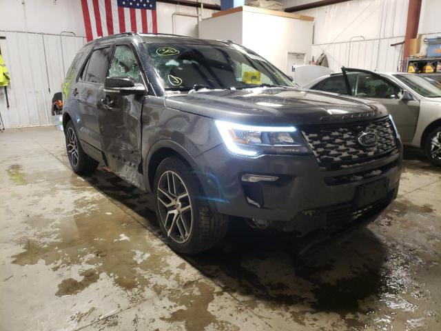 Salvage cars for sale from Copart Billings, MT: 2018 Ford Explorer S