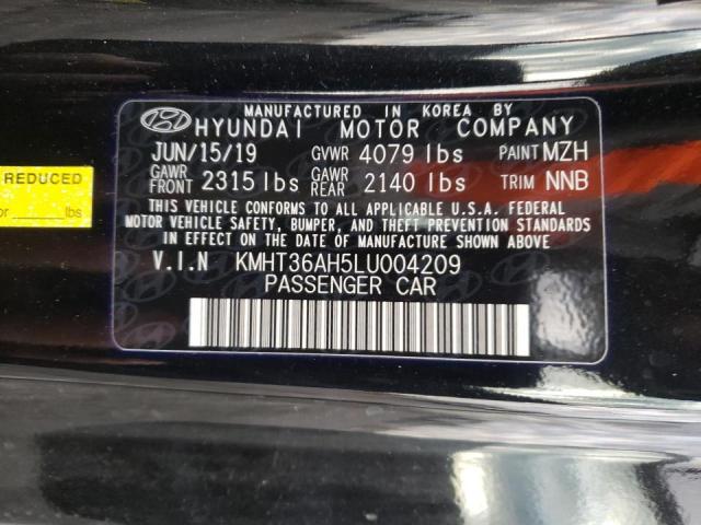 2020 HYUNDAI VELOSTER N KMHT36AH5LU004209