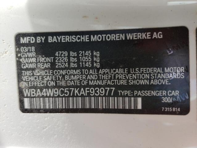 2019 BMW 440XI WBA4W9C57KAF93977