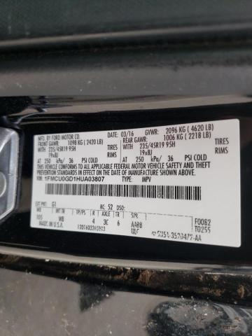 2017 FORD ESCAPE SE - 1FMCU0GD1HUA03807