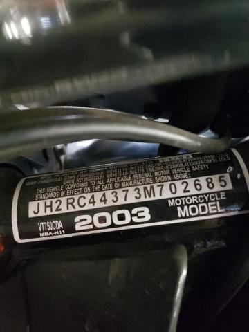 2003 HONDA VT750 CDA JH2RC44373M702685