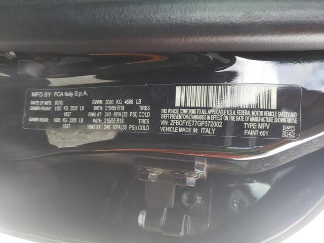 2016 FIAT 500X TREKK ZFBCFYET7GP372002