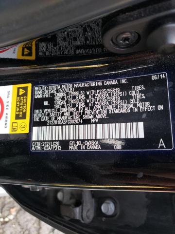 2015 LEXUS RX 450H 2T2ZB1BA5FC002074