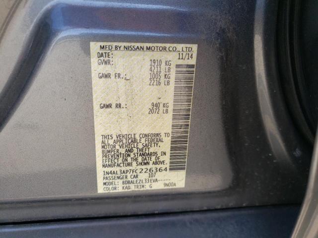 2015 NISSAN ALTIMA 2.5 - 1N4AL3AP7FC226364